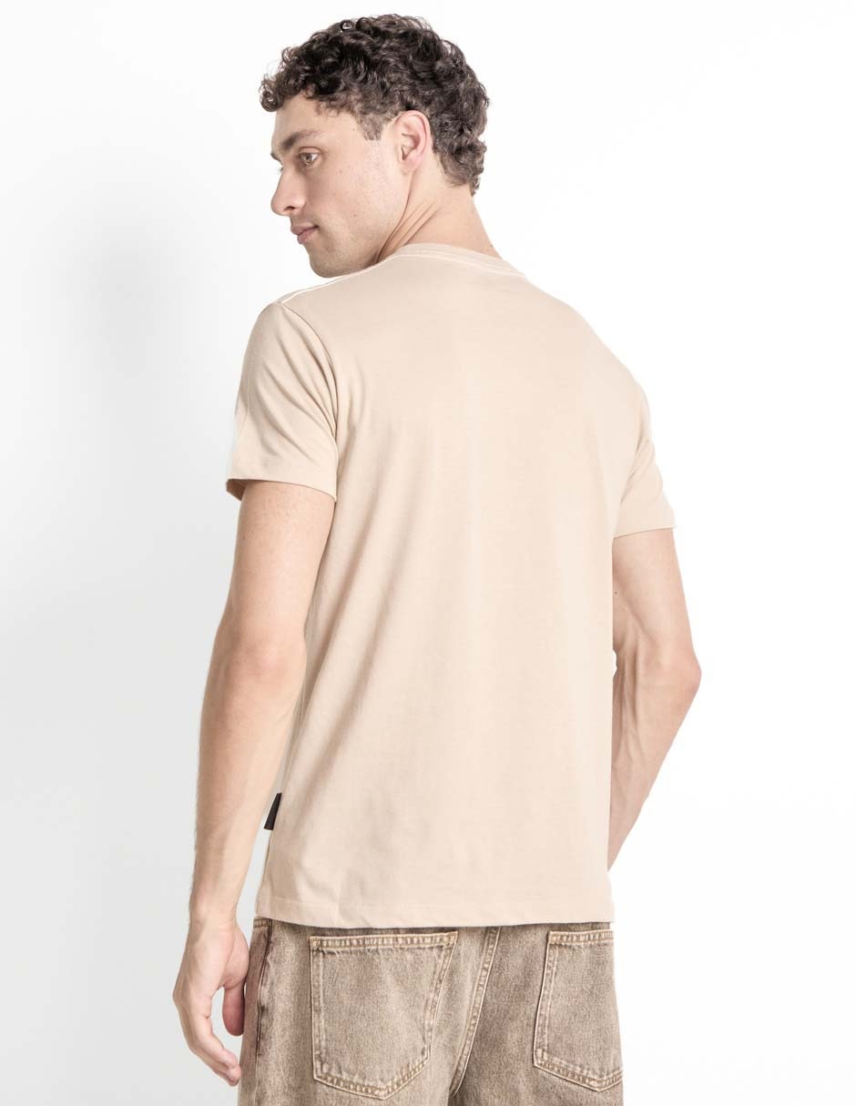 Playera cuello redondo para hombre