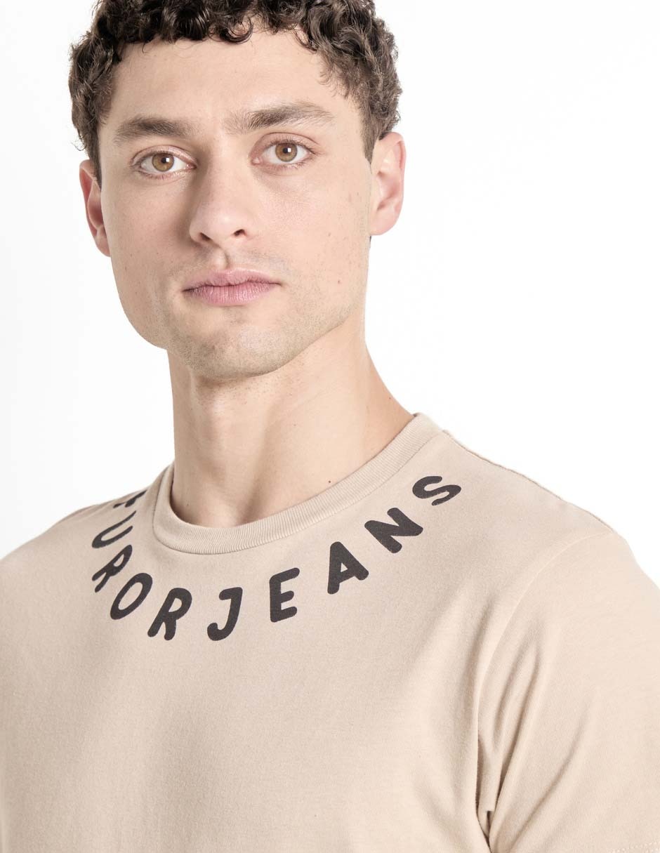 Playera cuello redondo para hombre