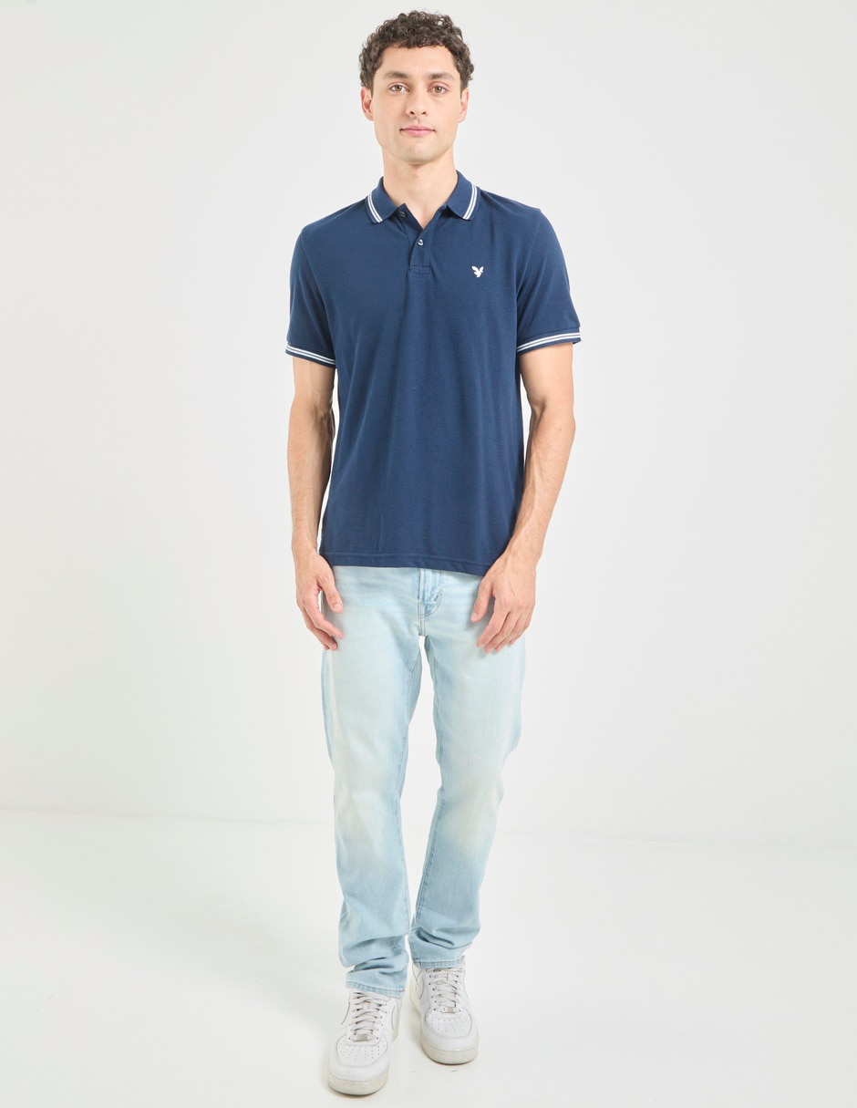 Jeans slim American Eagle deslavado para hombre