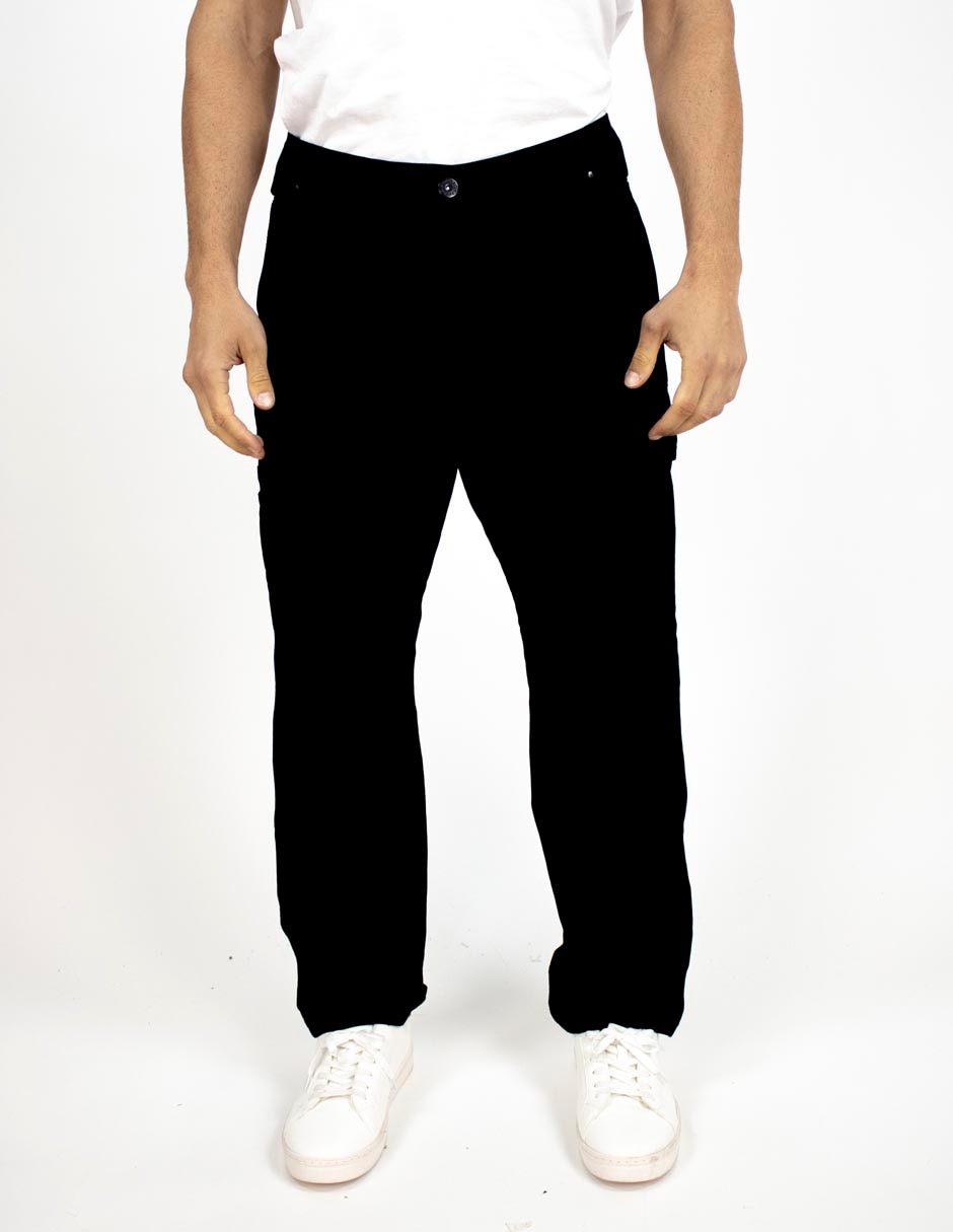 Pantalón casual straight de algodón para hombre Pantalón casual straight de algodón para hombre