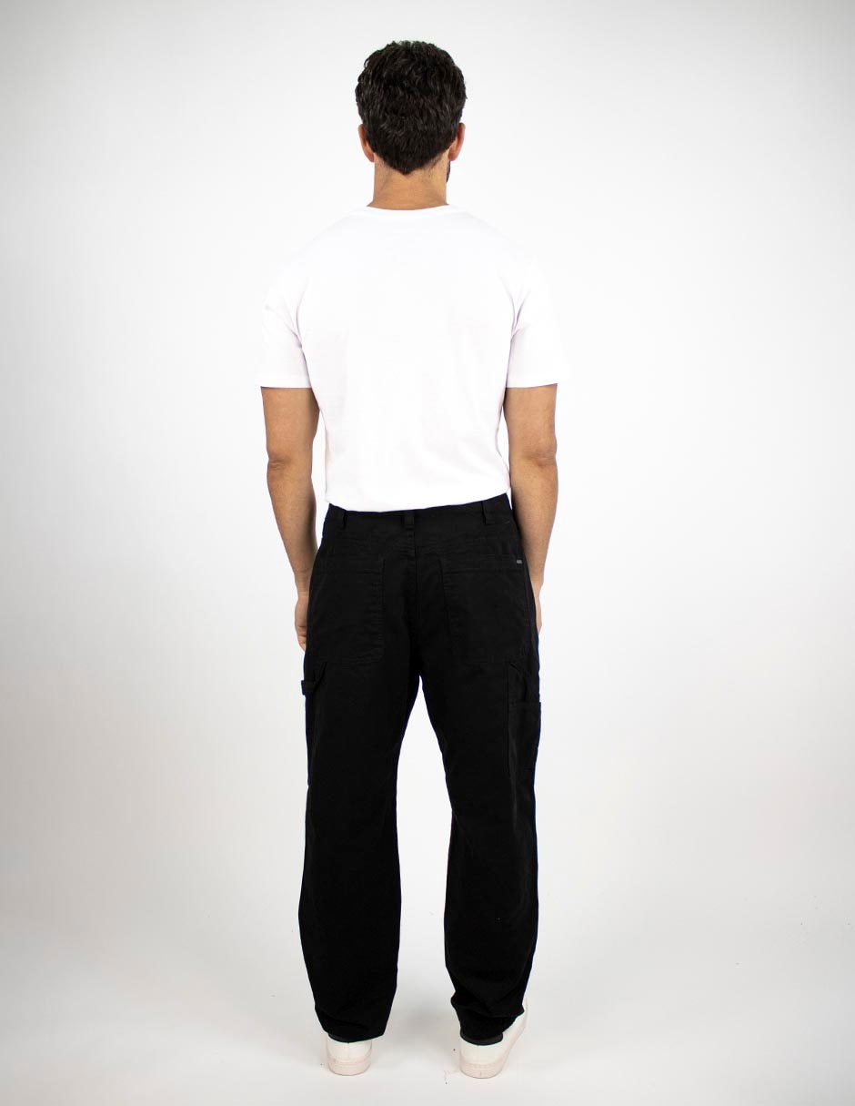 Pantalón casual straight de algodón para hombre 2