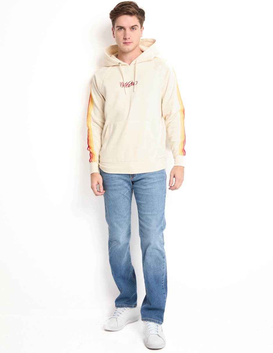 Jeans straight lavado stone wash para hombre