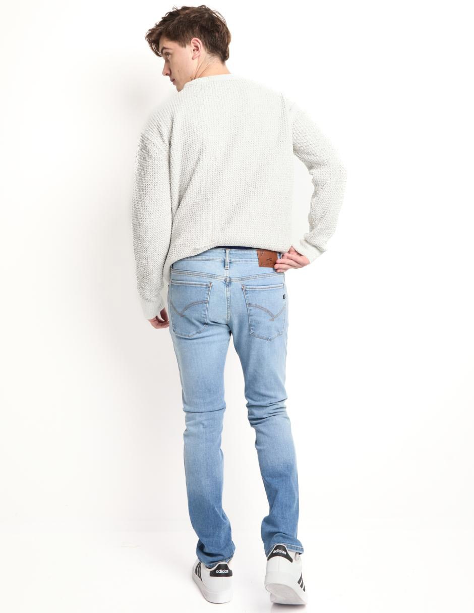 Jeans skinny 50061S lavado stone wash para hombre