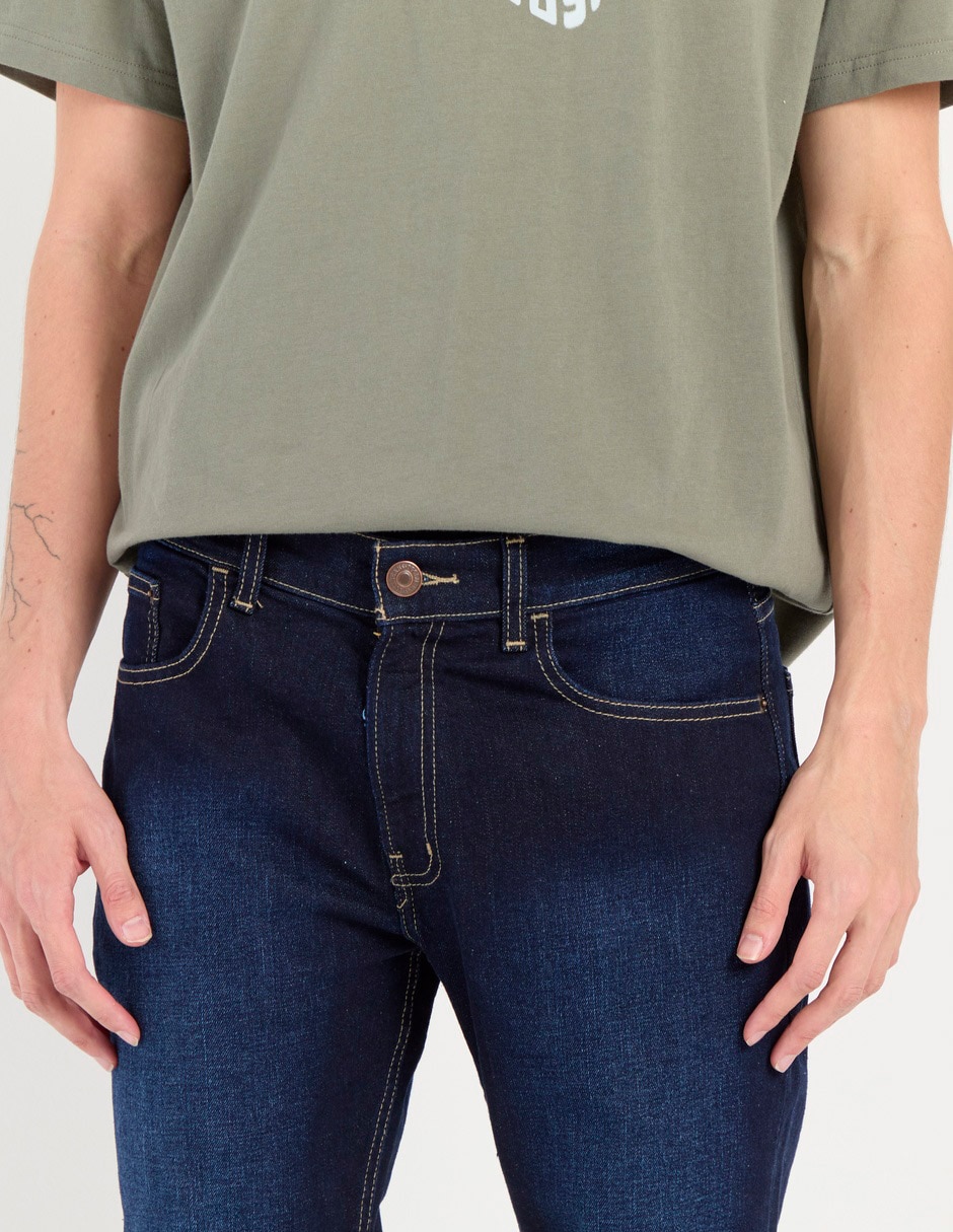 Jeans straight Oggi deslavado para hombre