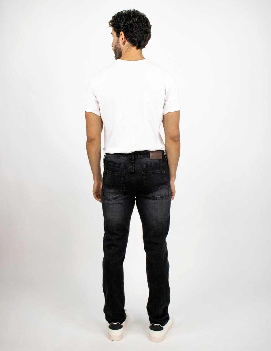 Jeans slim OS lavado obscuro para hombre 5