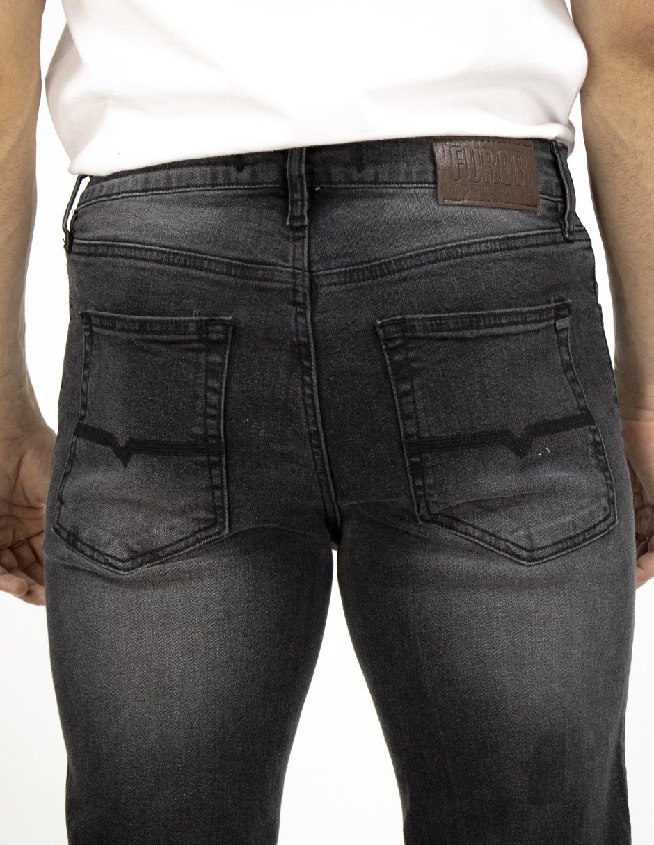 Jeans slim Furor OS lavado obscuro para hombre