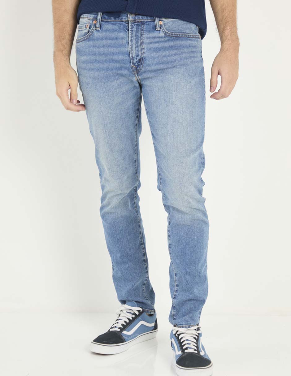 Jeans straight American Eagle deslavado para hombre