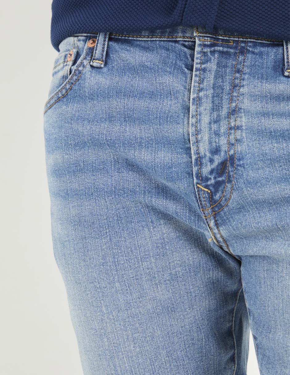 Jeans straight American Eagle deslavado para hombre