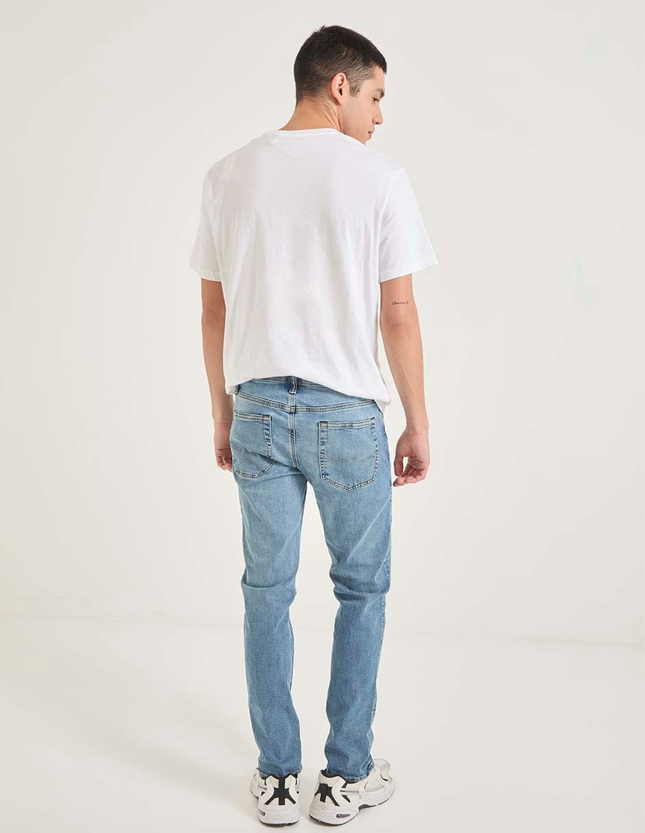 Jeans slim American Eagle lavado medio para hombre