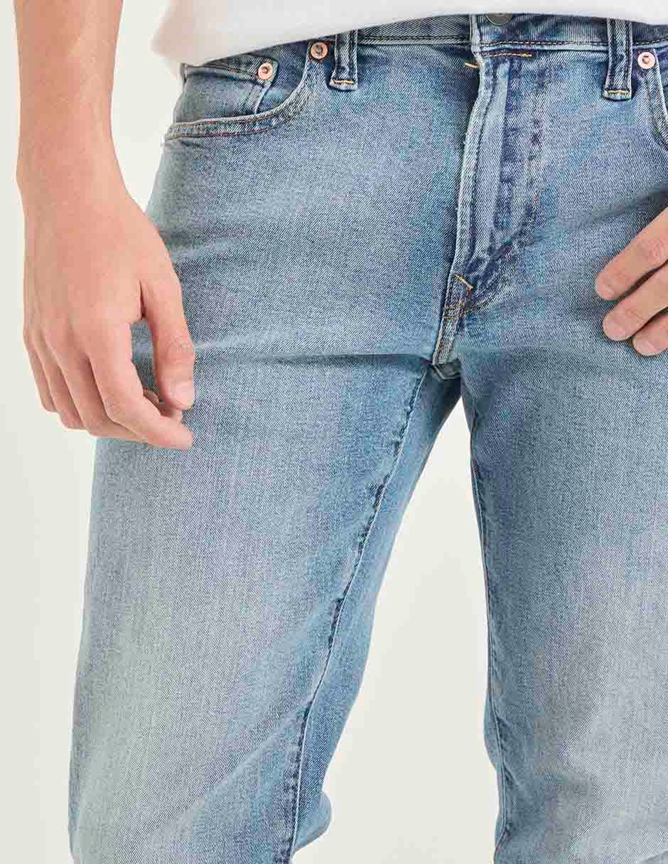 Jeans slim American Eagle lavado medio para hombre