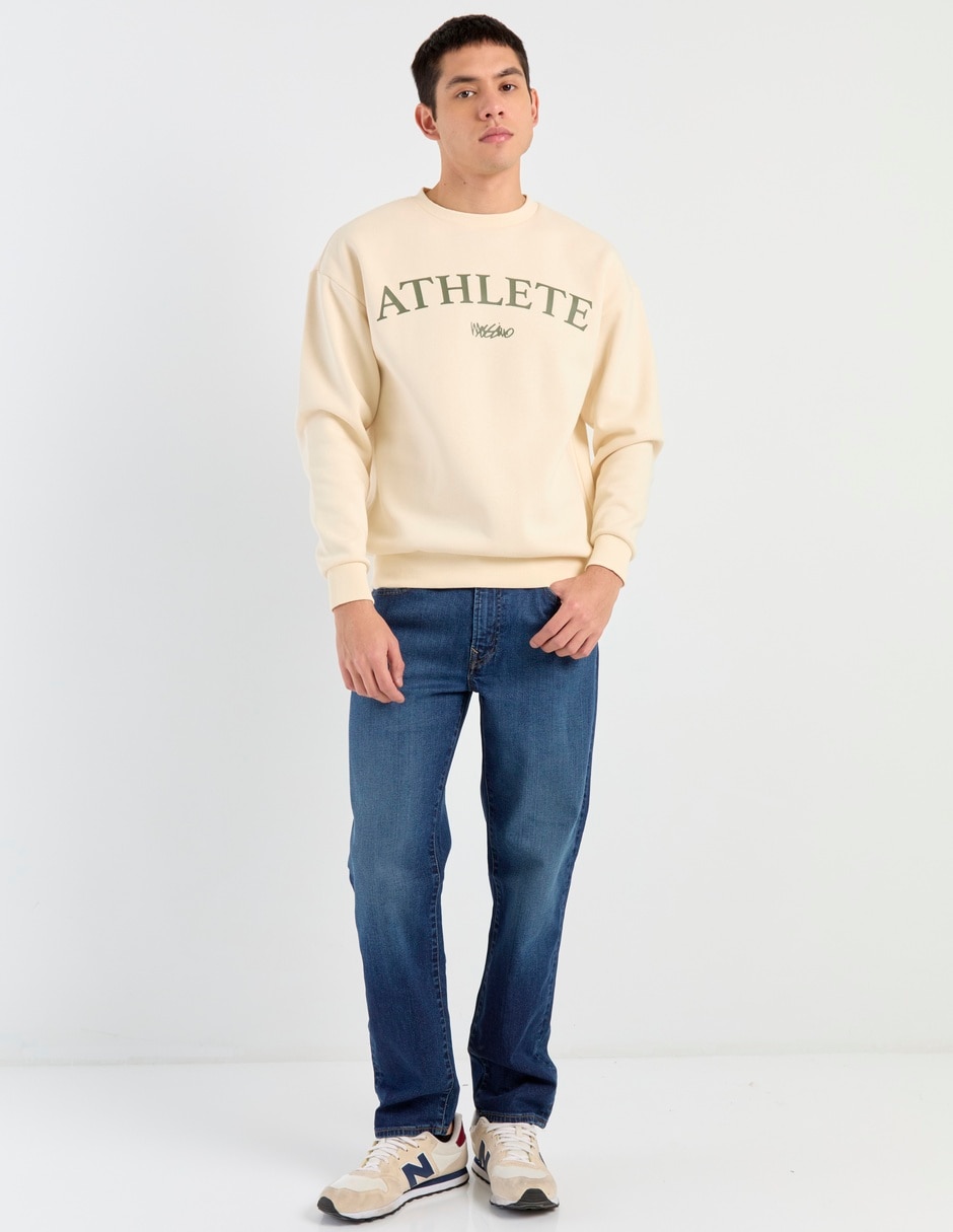 Jeans straight American Eagle lavado obscuro para hombre