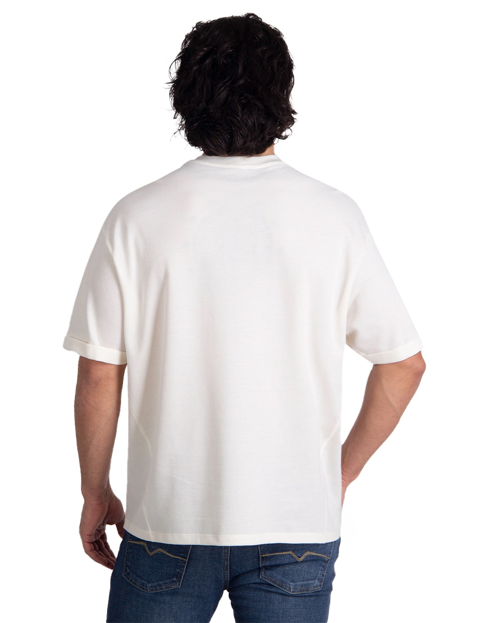 Playera cuello redondo para hombre