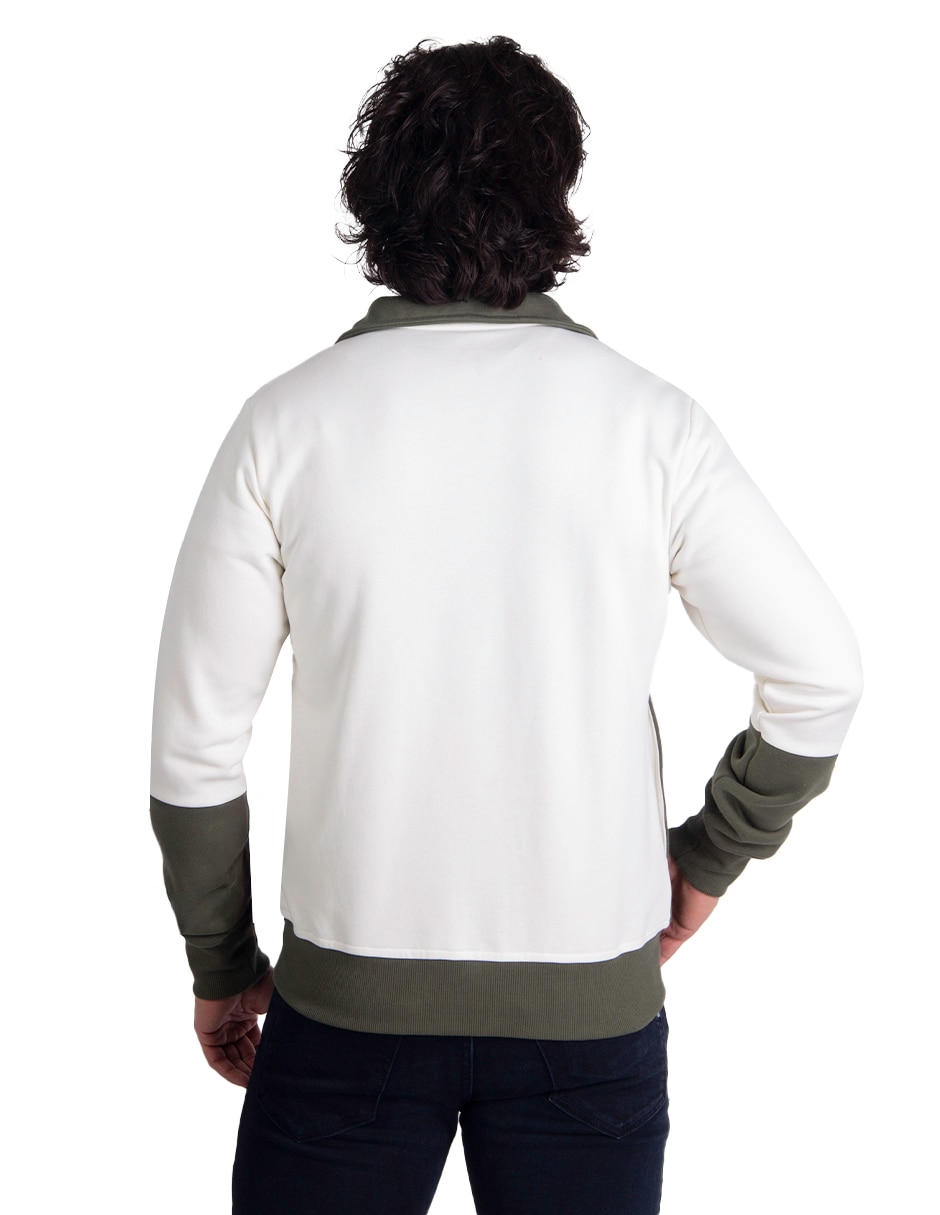 Sudadera cuello con cierre para hombre 4