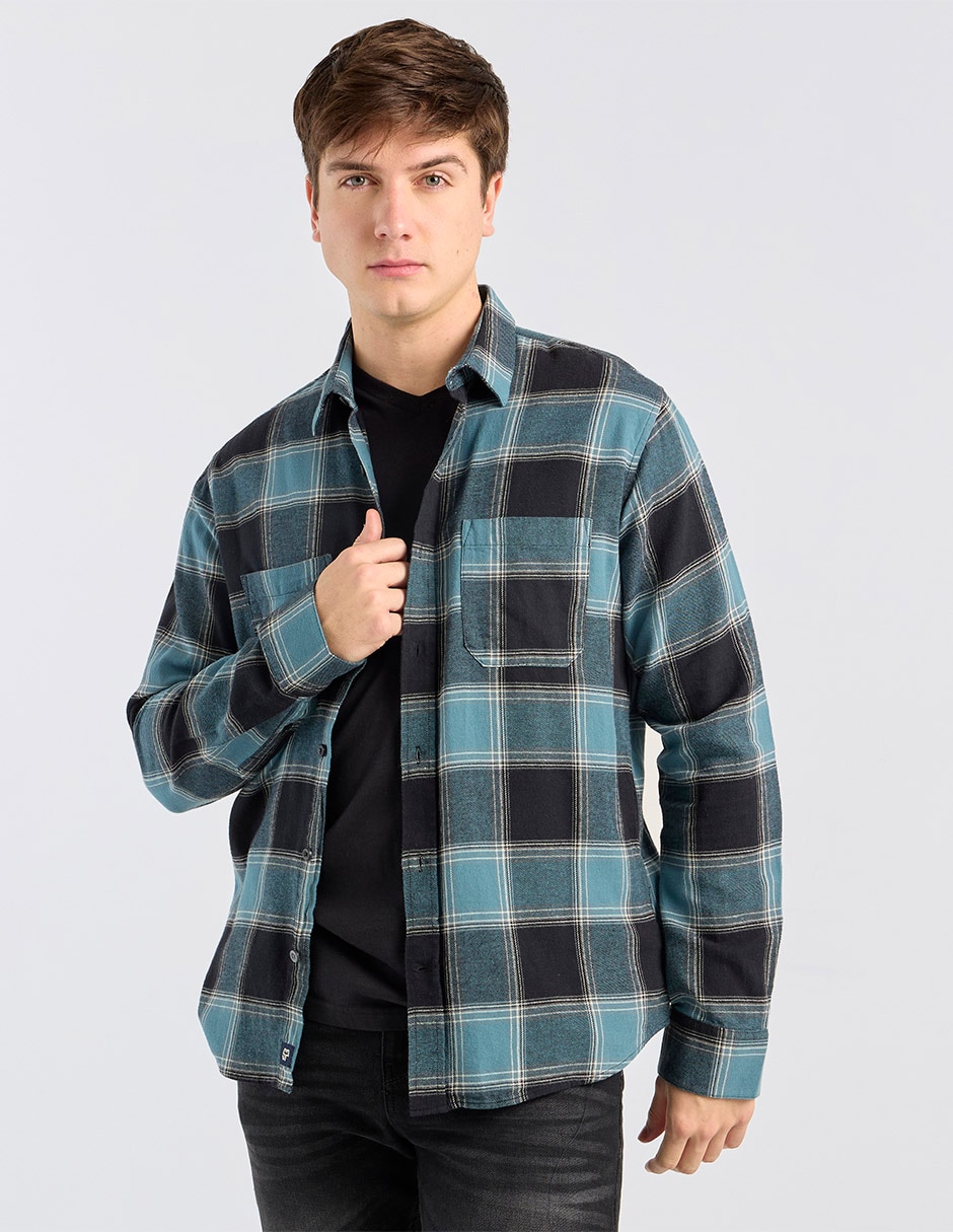 Camisa casual manga larga para hombre Camisa casual manga larga para hombre