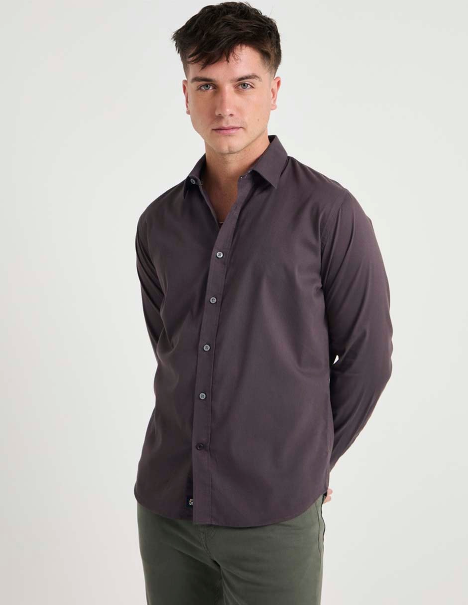Camisa casual manga larga para hombre Camisa casual manga larga para hombre