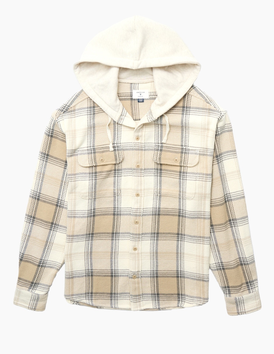 Camisa casual de algodón manga larga para hombre