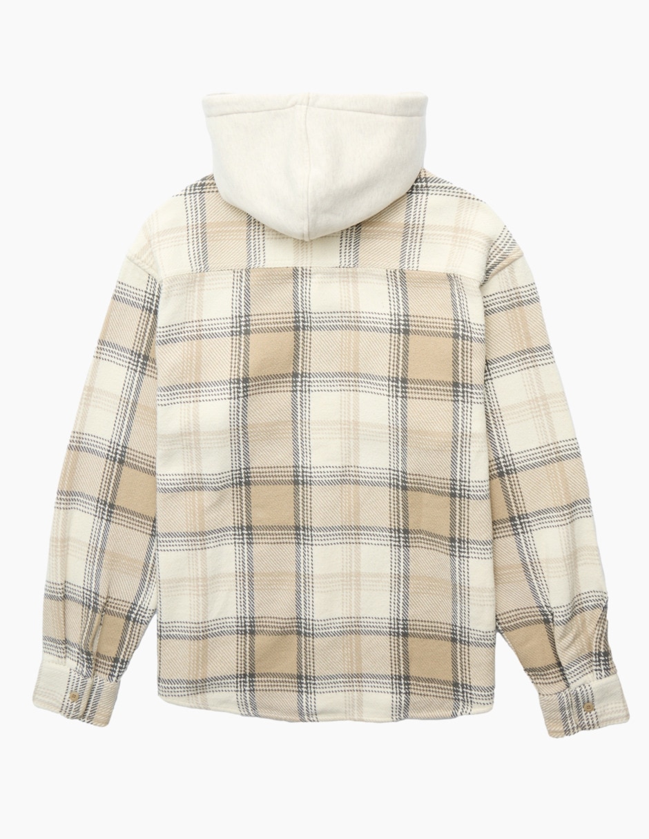 Camisa casual de algodón manga larga para hombre