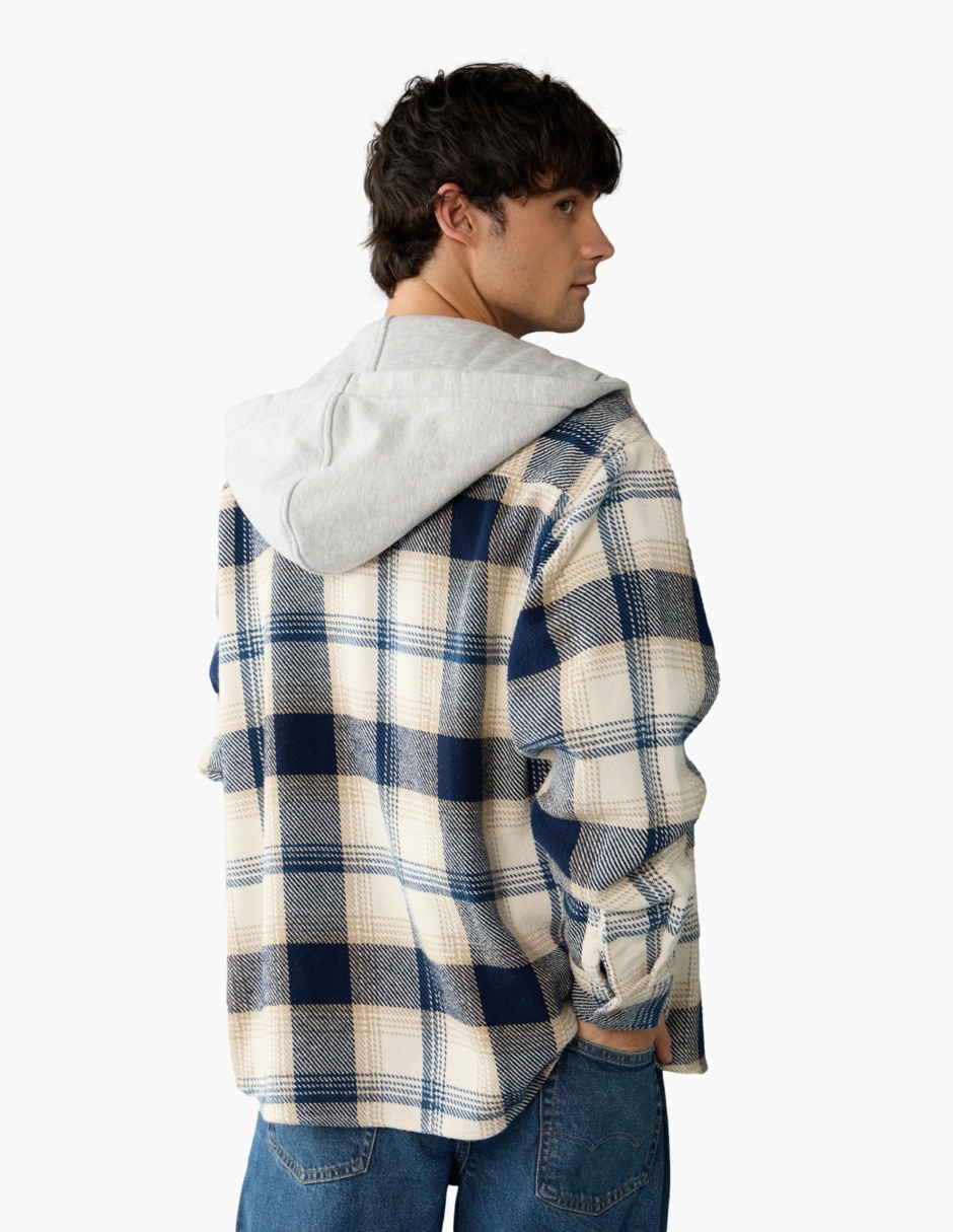 Camisa casual de algodón manga larga para hombre 2