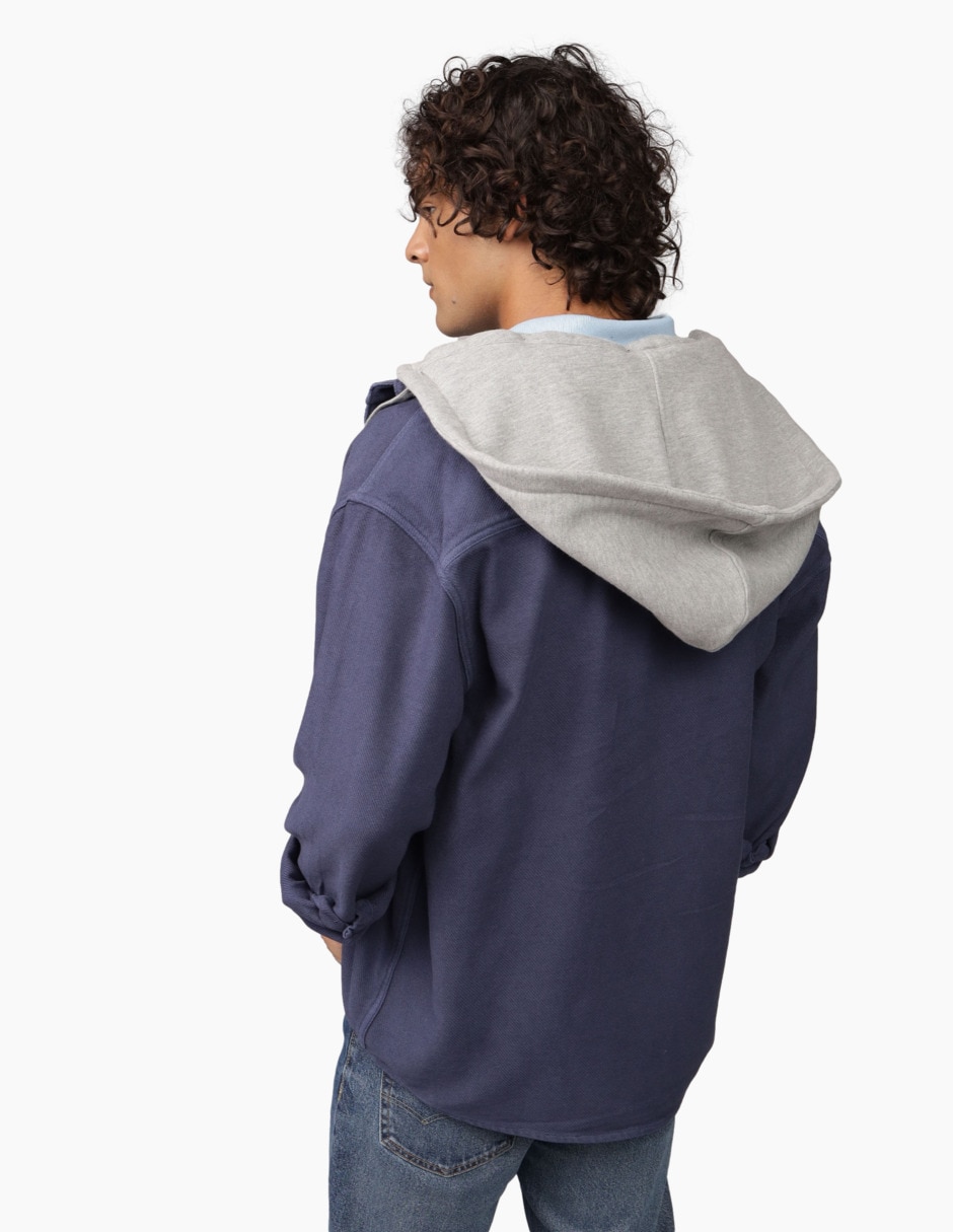 Camisa casual de algodón manga larga para hombre 2