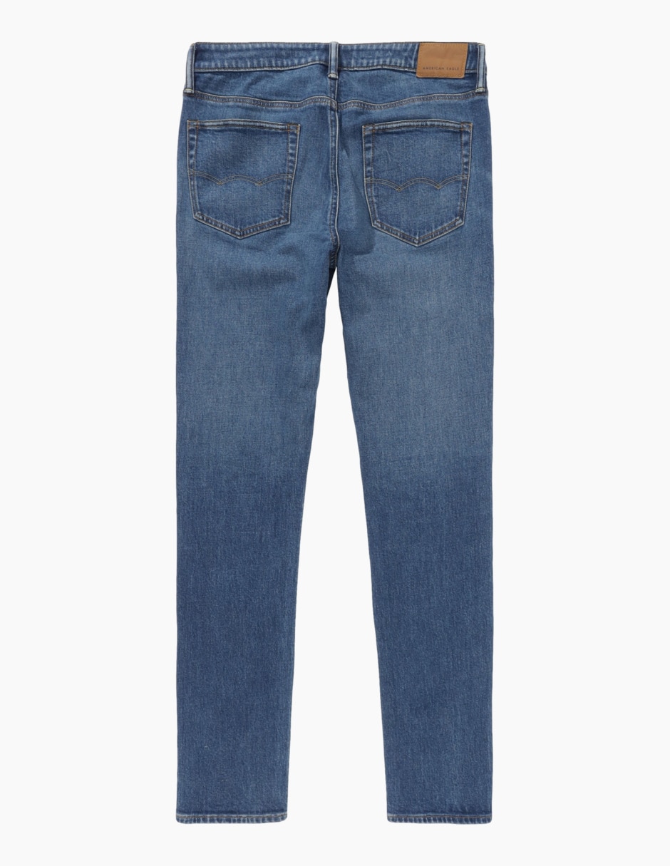 Jeans skinny lavado medio para hombre