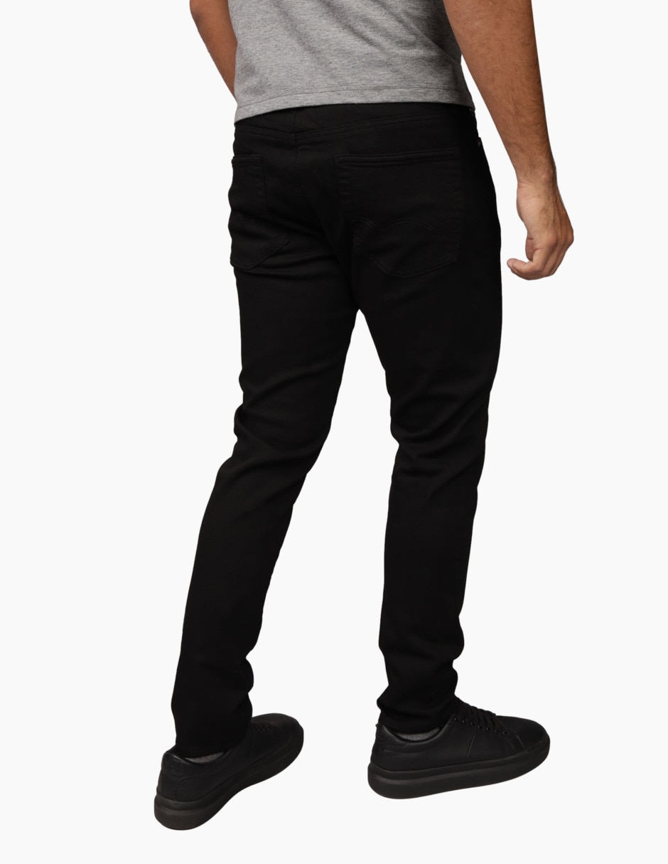 Jeans skinny lavado obscuro para hombre