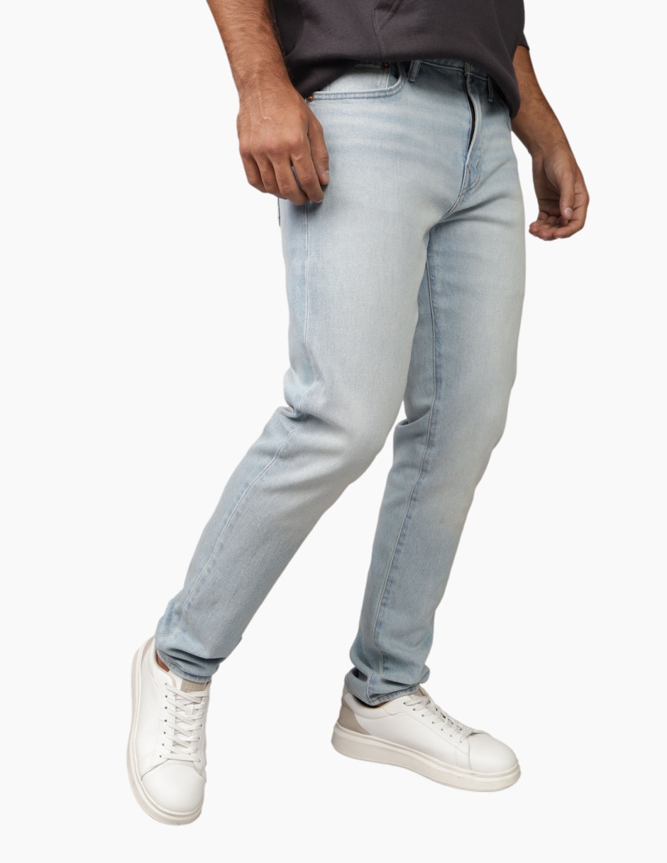 Jeans skinny lavado claro para hombre Jeans skinny lavado claro para hombre