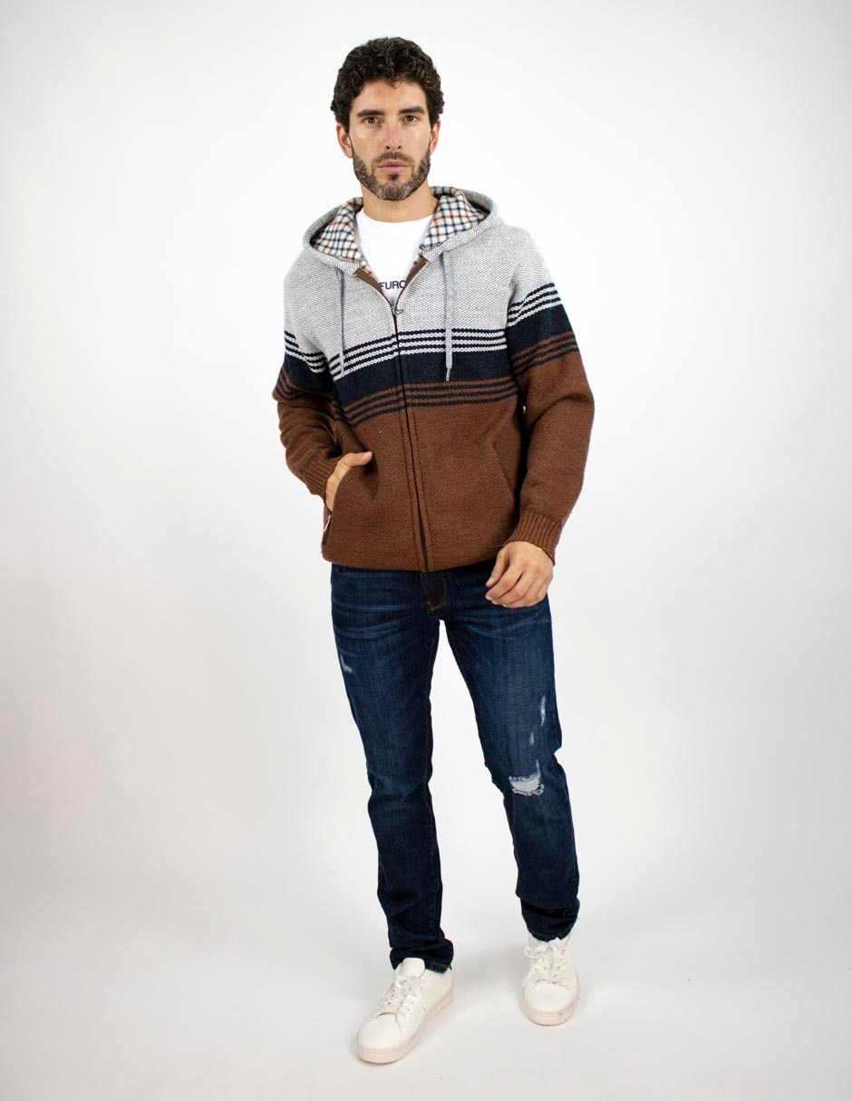 Suéter cuello redondo para hombre