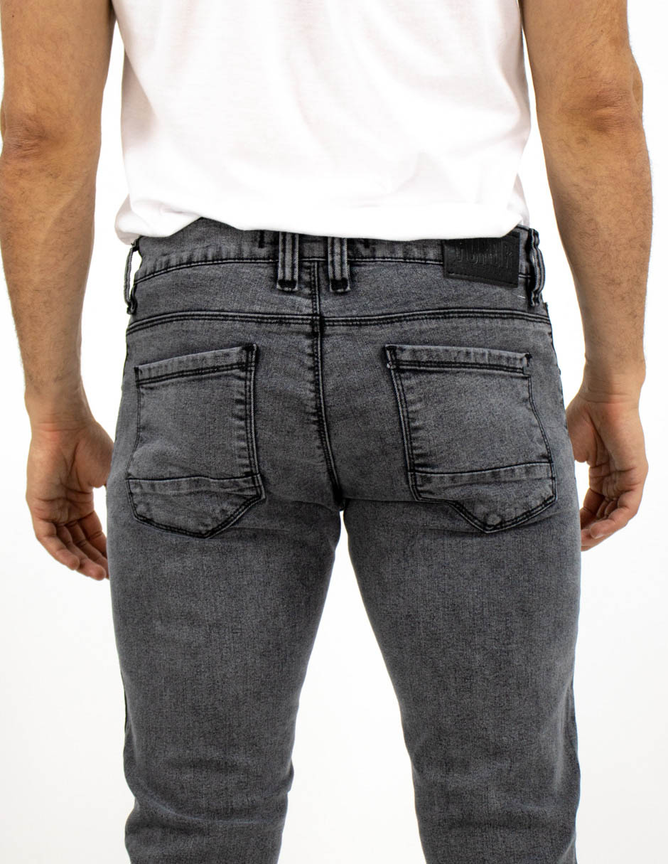 Jeans slim deslavado para hombre