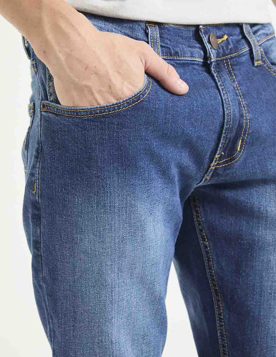 Jeans skinny Oggi deslavado para hombre