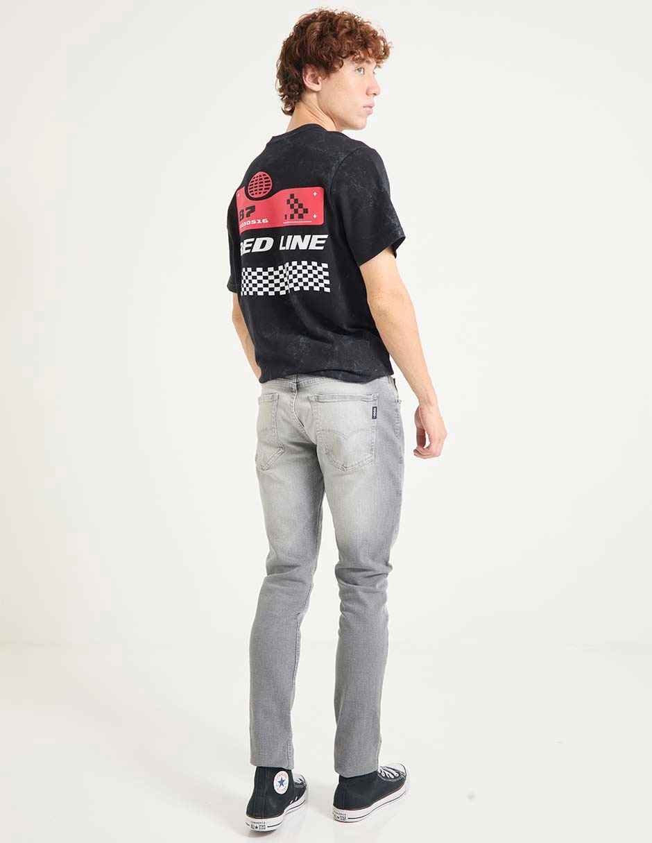 Jeans skinny Oggi deslvado para hombre