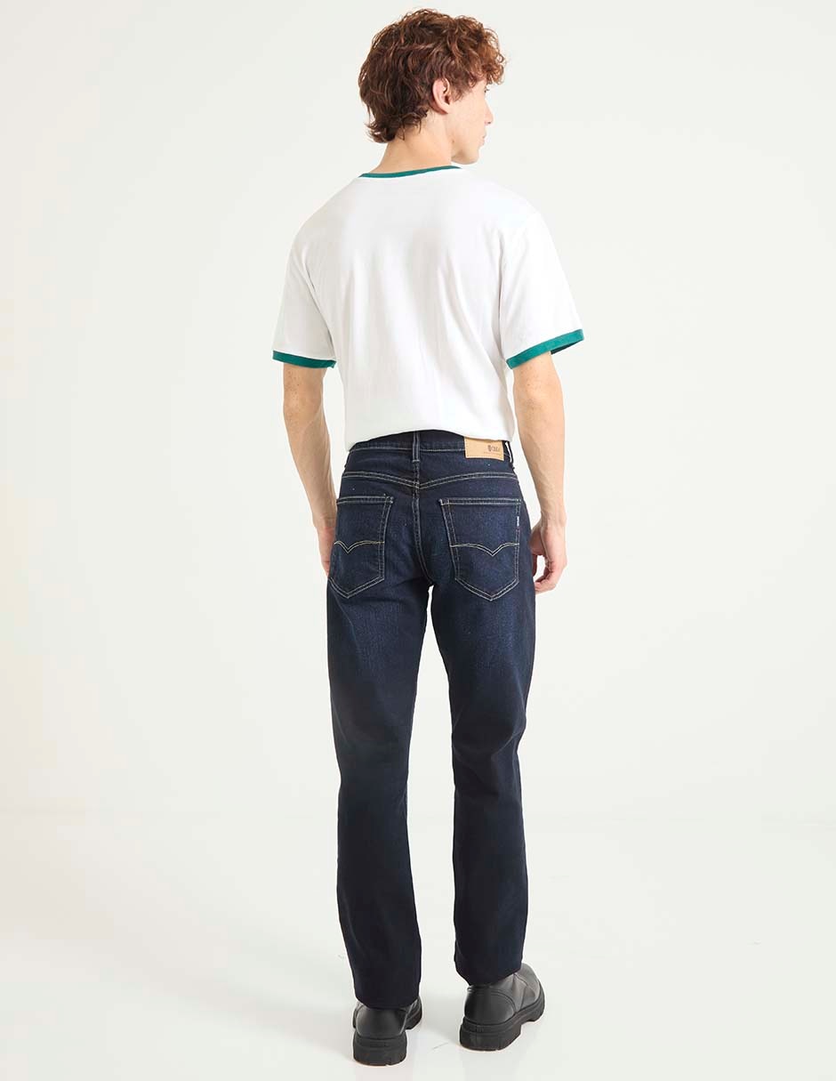 Jeans straight OGGI lavado obscuro para hombre