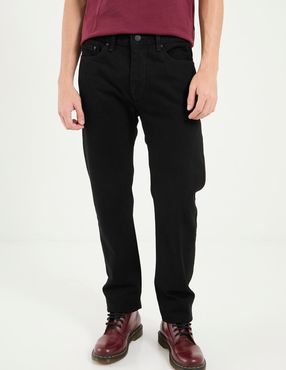 Jeans straight Silver Plate lavado obscuro para hombre