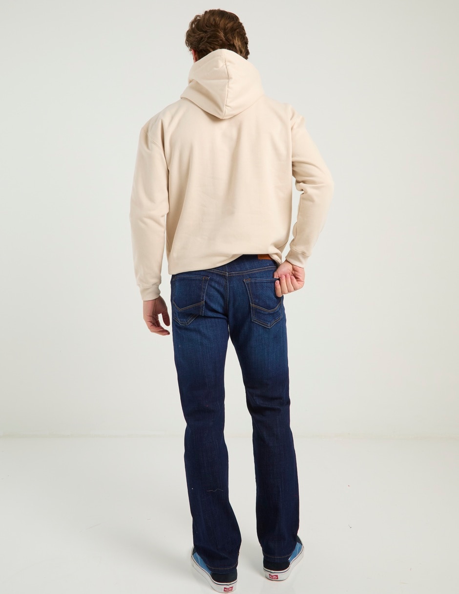 Jeans slim deslavado para hombre 11