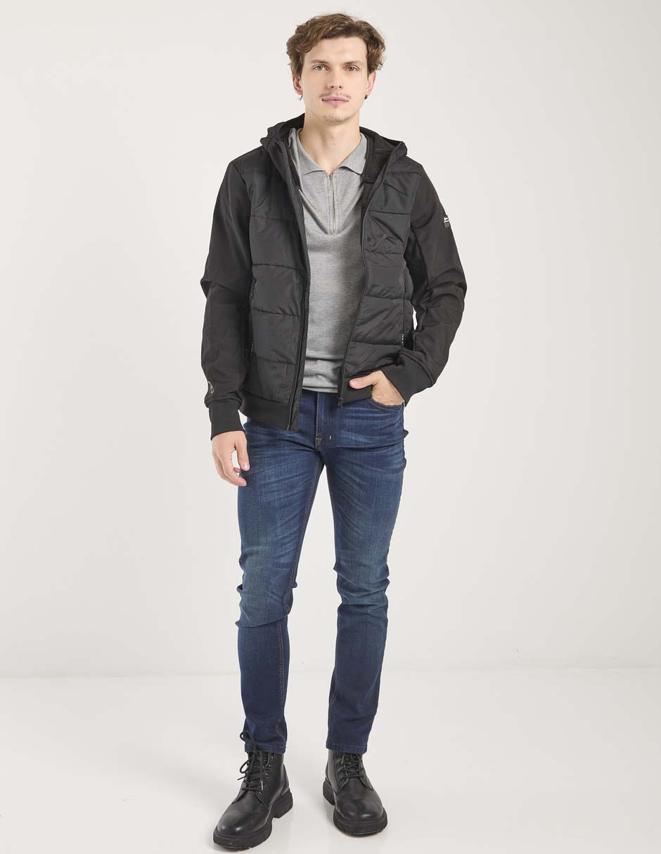 Jeans skinny deslavado para hombre 6