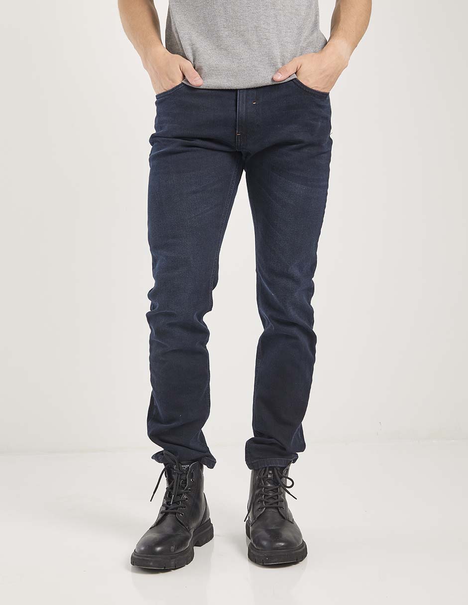 Jeans skinny Silver Plate lavado obscuro para hombre