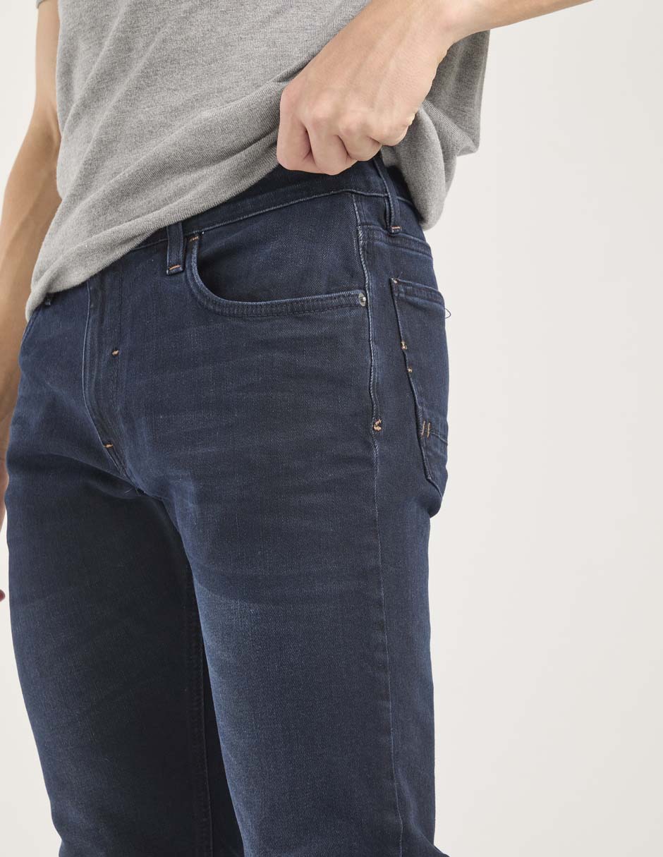 Jeans skinny Silver Plate lavado obscuro para hombre