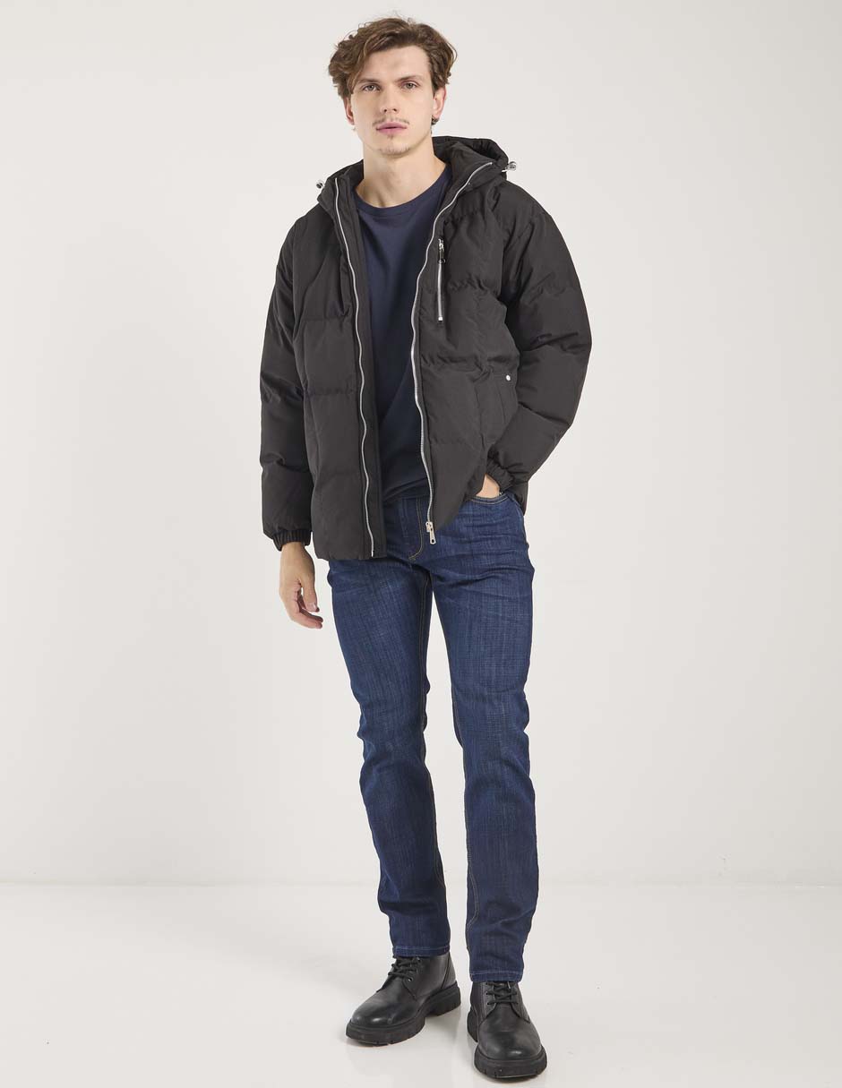Jeans skinny lavado obscuro para hombre 6