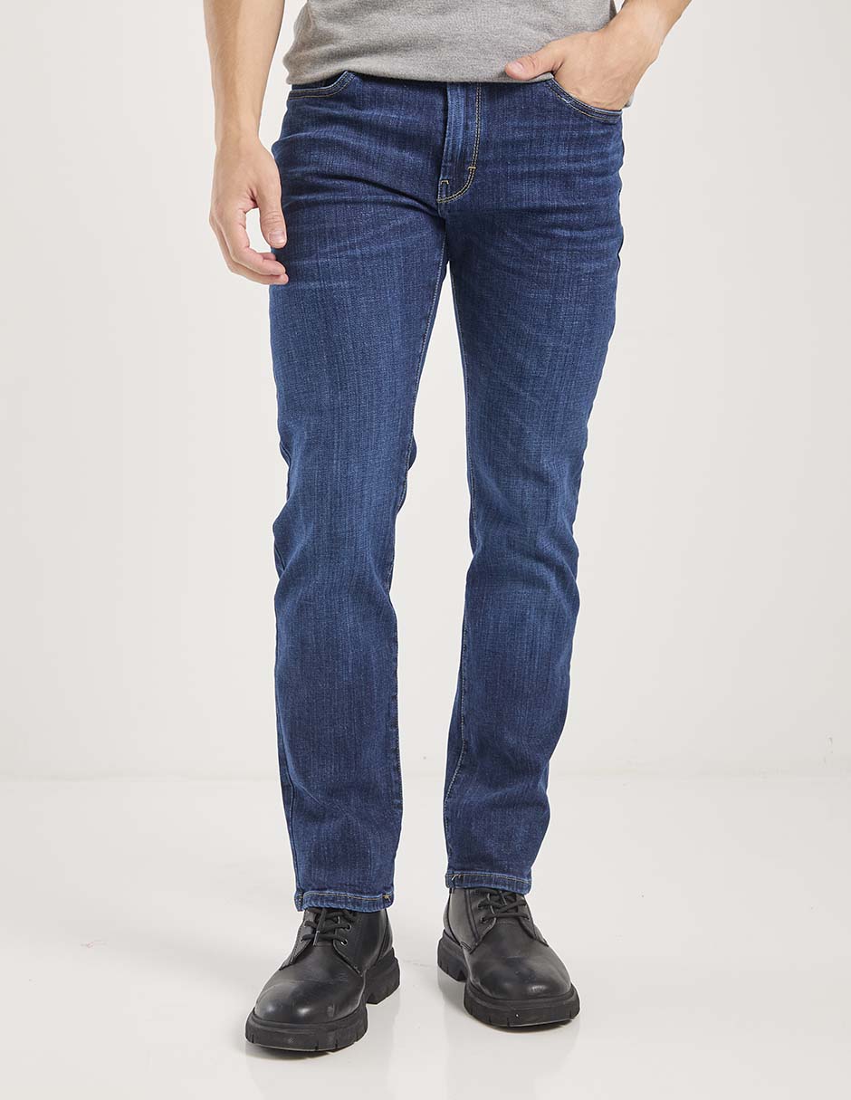 Jeans slim Silver Plate lavado stone wash para hombre