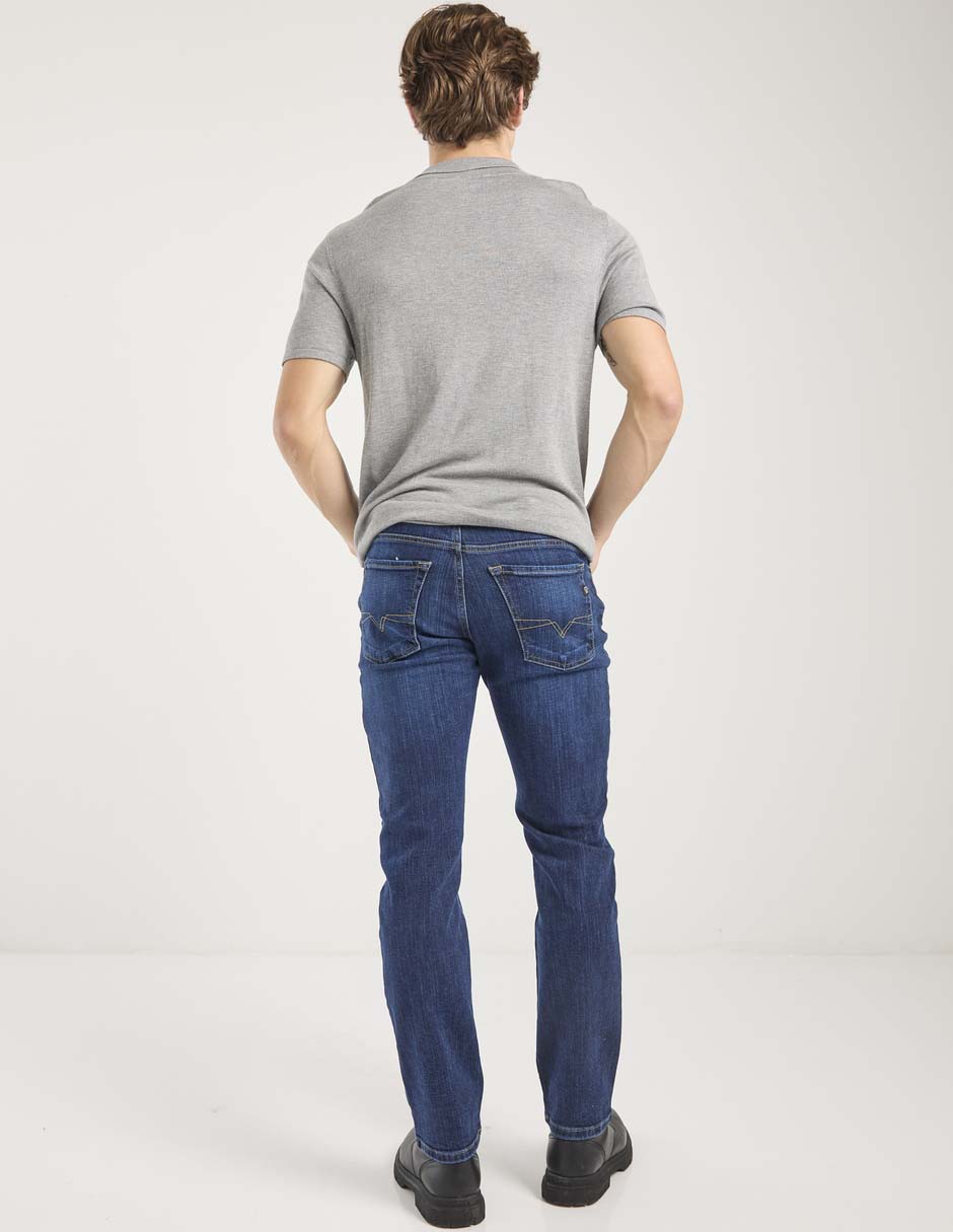 Jeans slim Silver Plate lavado stone wash para hombre