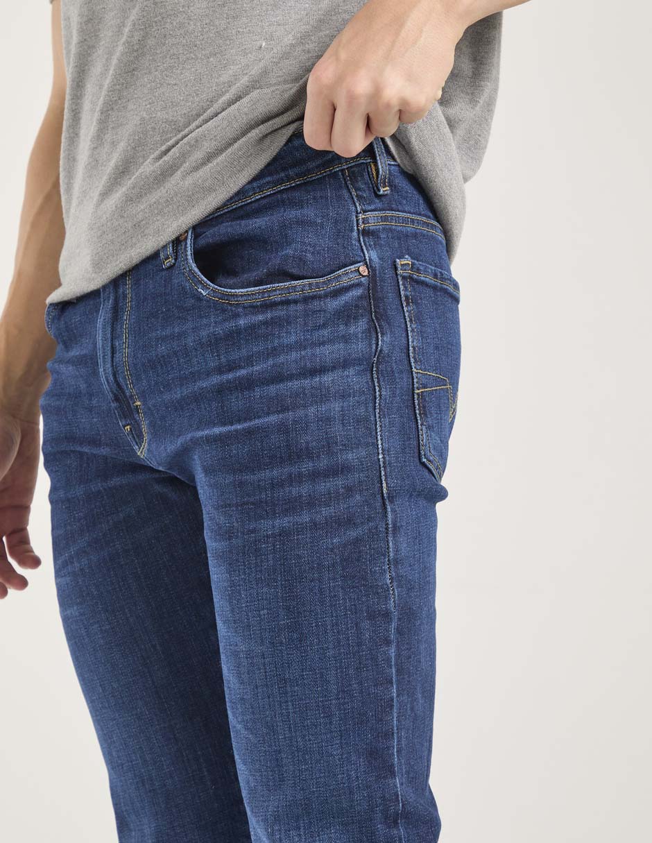 Jeans slim Silver Plate lavado stone wash para hombre