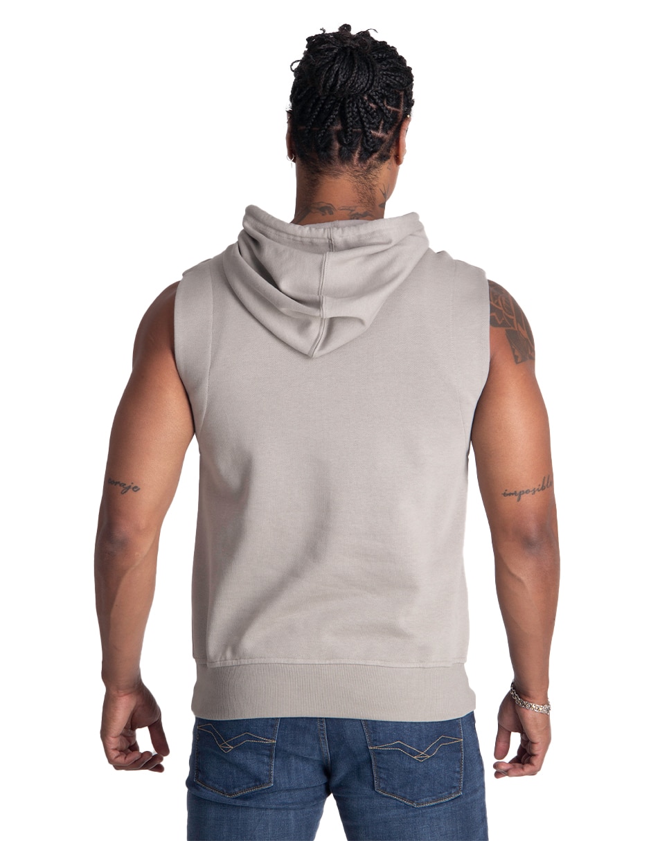 Chaleco con capucha para hombre 4