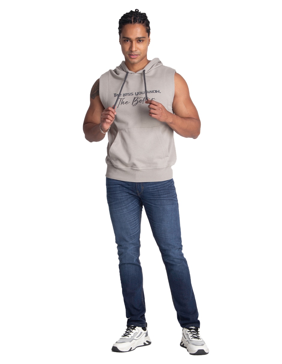 Chaleco con capucha para hombre 3