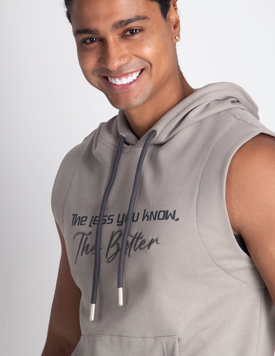 Chaleco con capucha para hombre 2