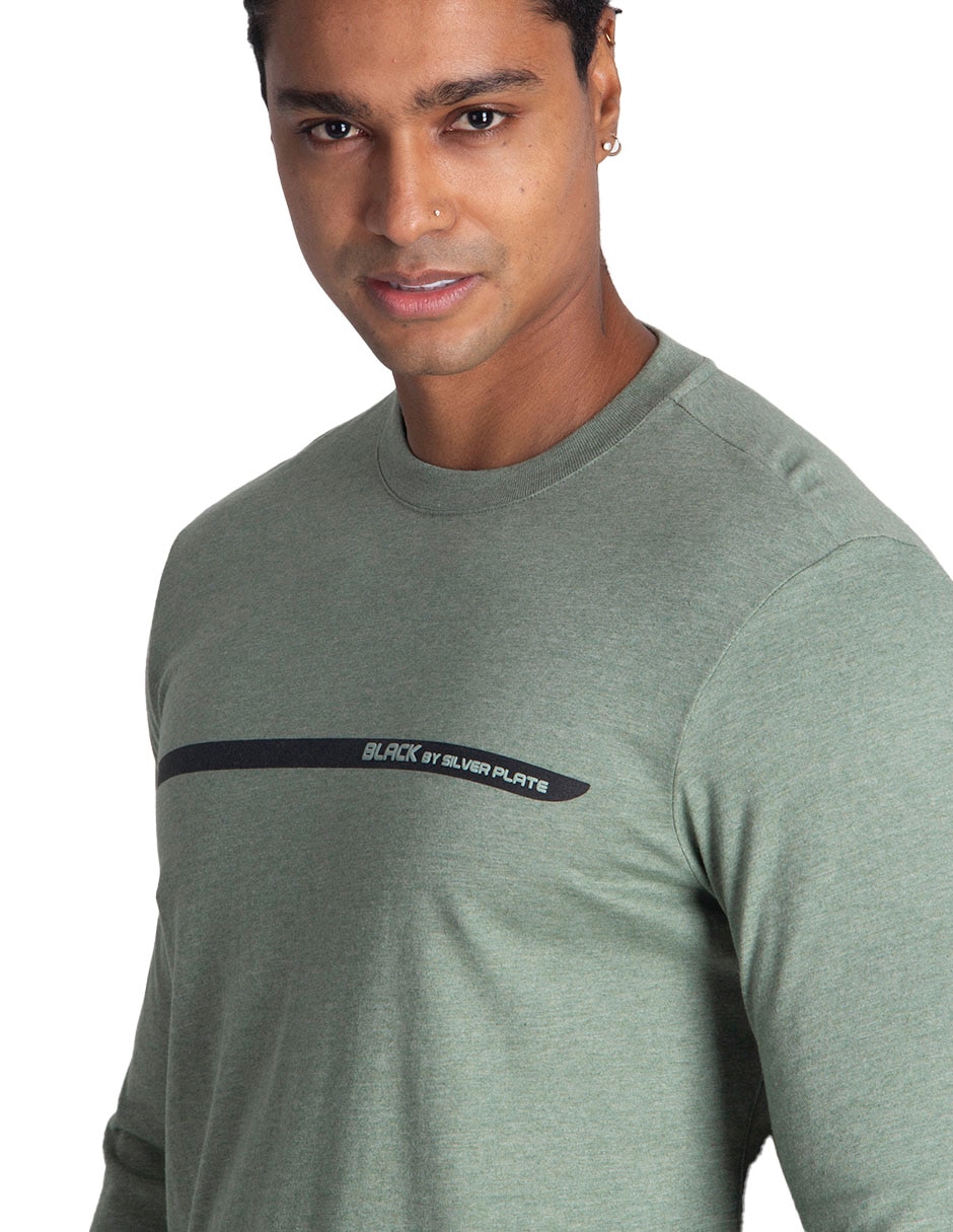 Playera cuello redondo para hombre 2