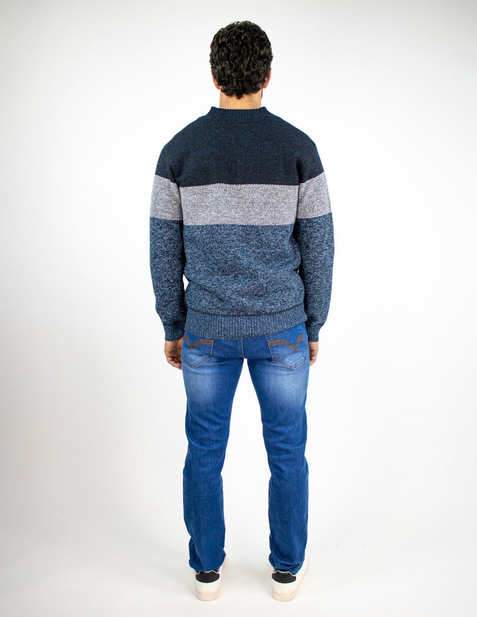 Suéter cuello redondo para hombre 2