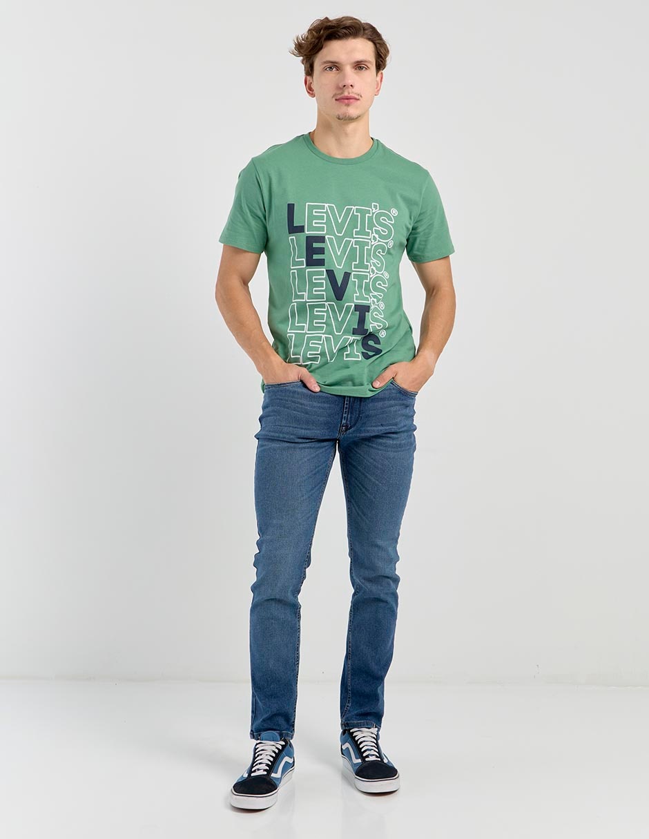 Jeans skinny Silver Plate lavado stone wash para hombre