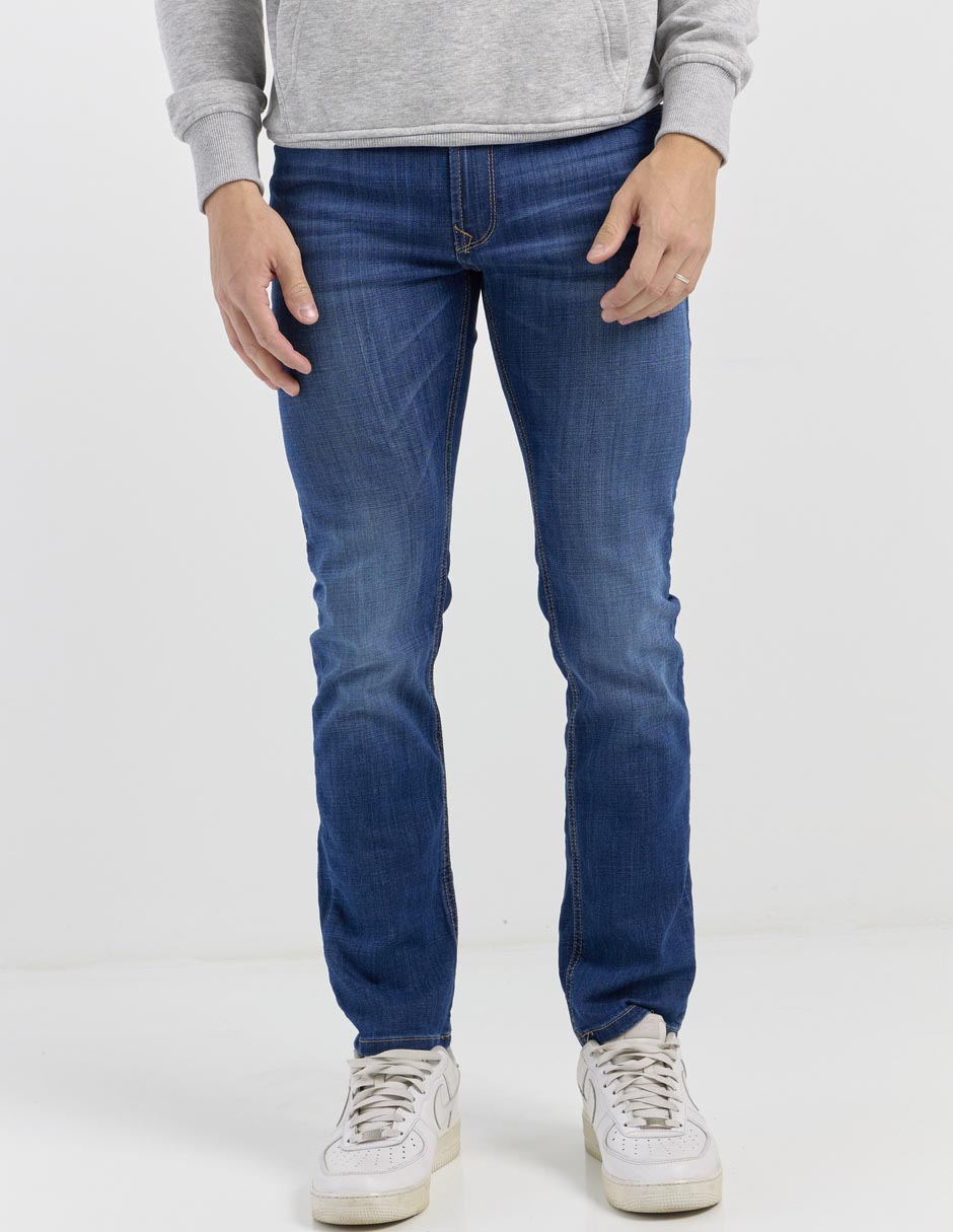 Jeans skinny Silver Plate lavado stone wash para hombre