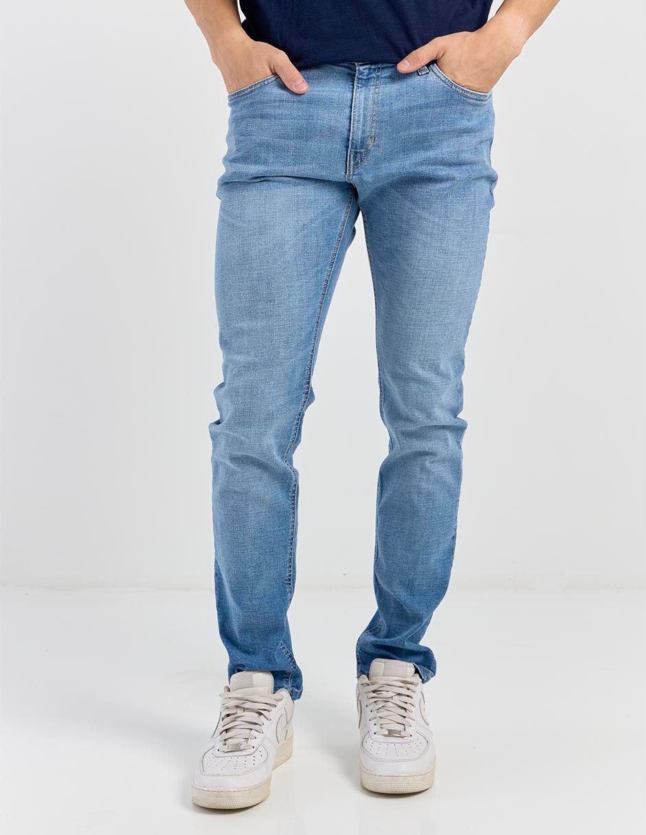 Jeans skinny Silver Plate lavado stone wash para hombre