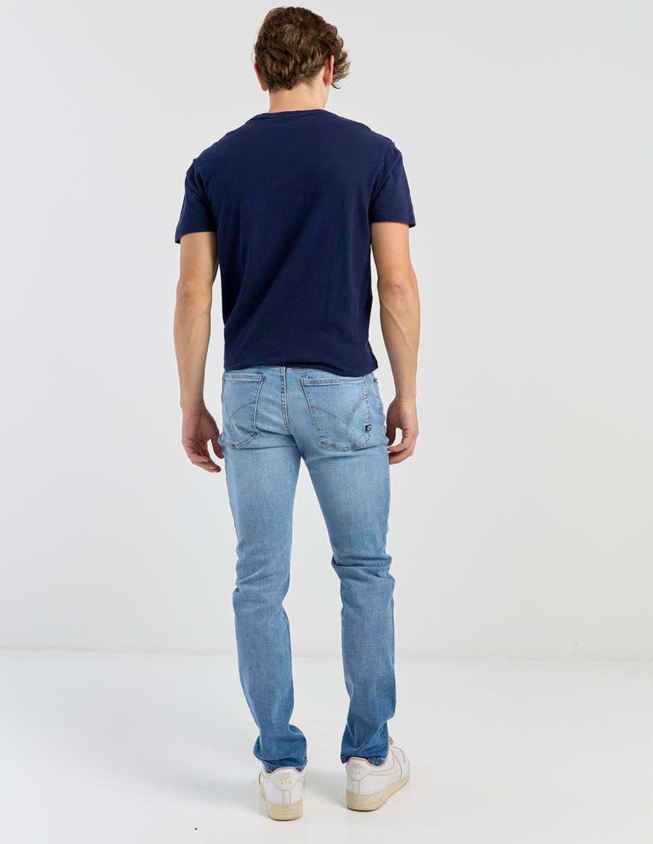 Jeans skinny Silver Plate lavado stone wash para hombre