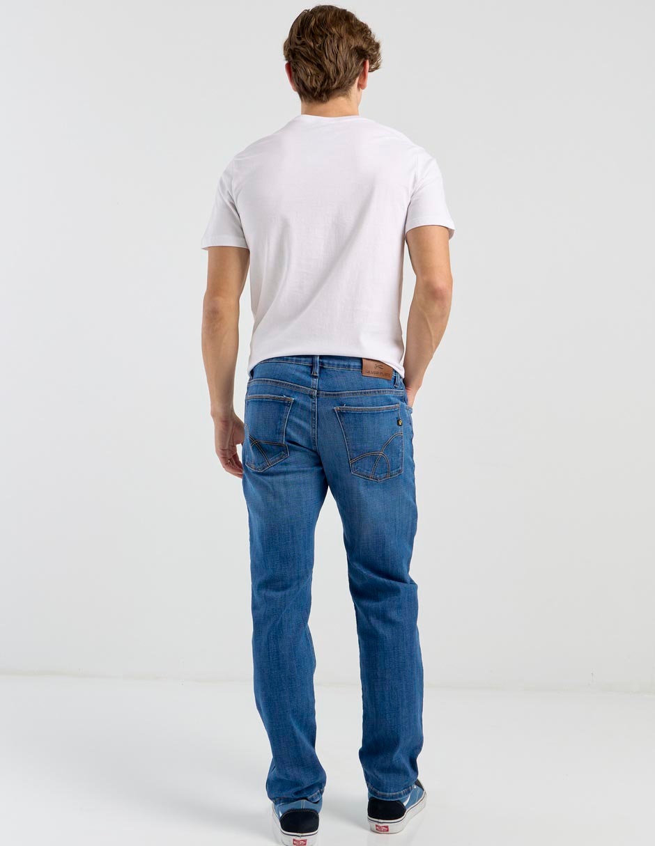 Jeans slim Silver Plate lavado stone wash para hombre